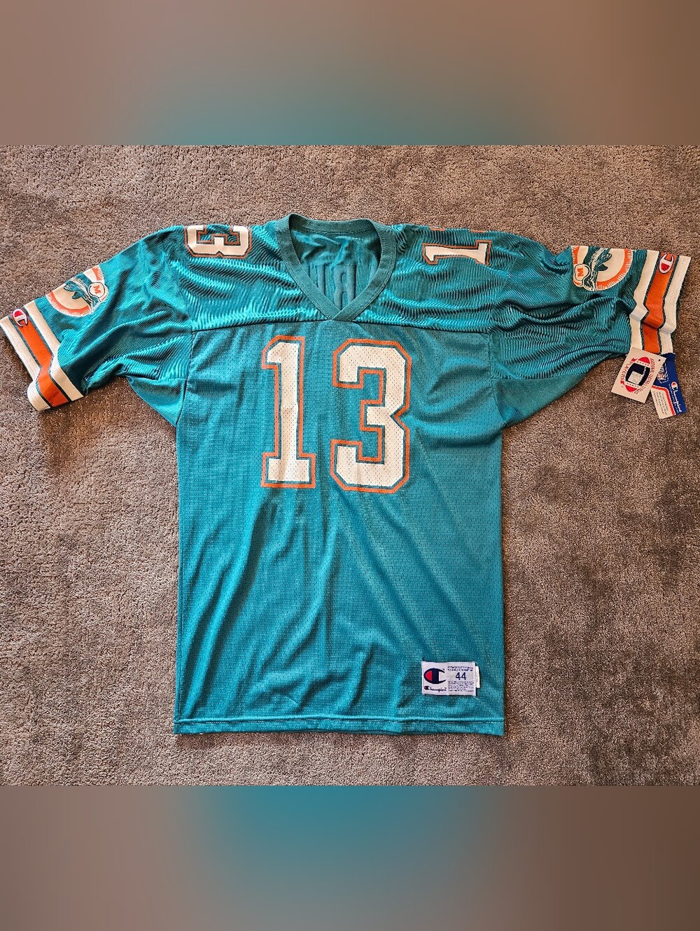 Miami Dolphins Dan Marino Champion Football Jersey Size 44 NWT